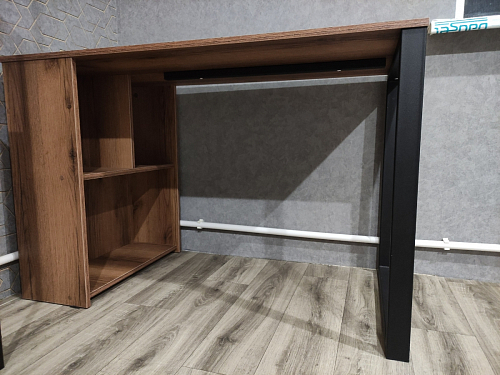 Письменный стол Битти Лофт 116х60х75 дуб вотан / белый матовый фото покупателя 6