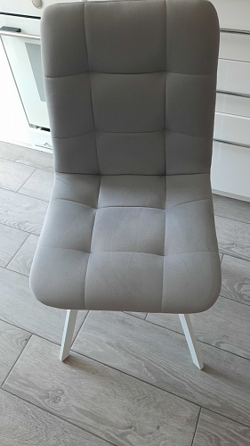 Стул на металлокаркасе Чилли К латте / белый фото покупателя 806