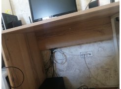 Письменный стол Челси Лофт дуб делано светлый / белый матовый фото покупателя 8