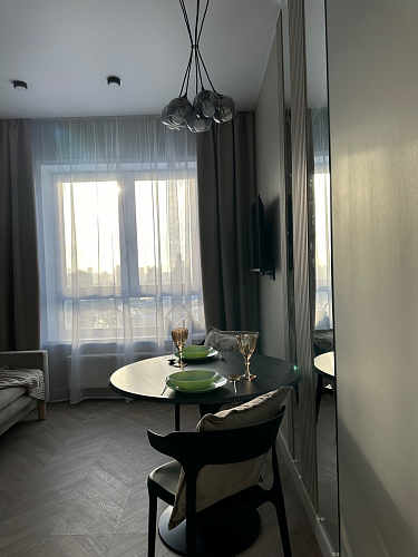 Стол Тулип 90х73 дуб вотан / белый фото покупателя 52