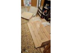 Стол Лота Лофт 140 25 мм черный матовый / дуб вотан фото покупателя 850