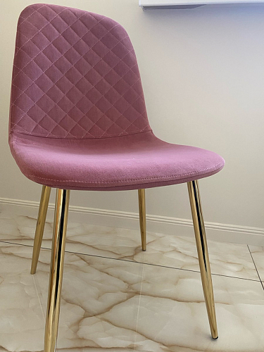 Стул на металлокаркасе Dabl wine red фото покупателя 204