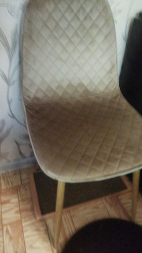 Стул на металлокаркасе Capri dark beige / white фото покупателя 115