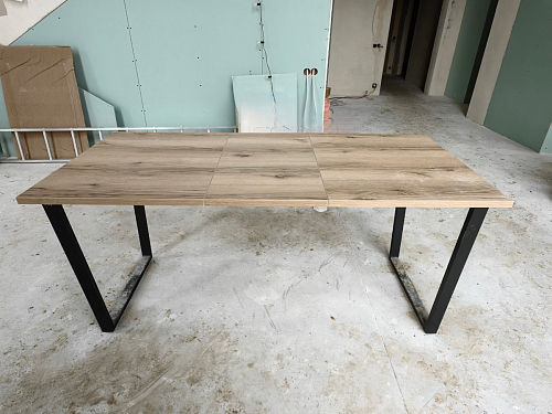 Деревянный стол Лота Лофт 120x75 дуб крафт табачный / черный матовый фото покупателя 244