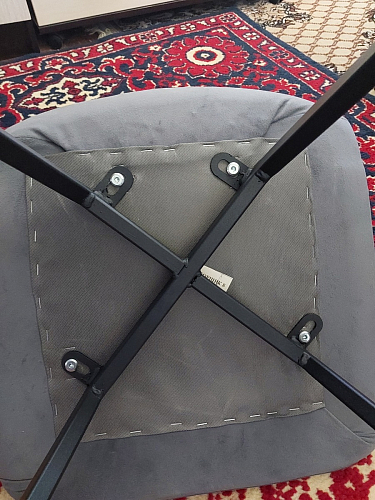 Комплект стульев Чилли 4 шт темно-серый / черный фото покупателя 625