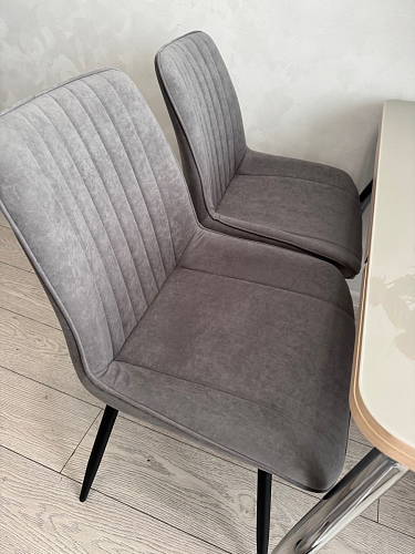 Стул на металлокаркасе Седа К кирпичный / черный фото покупателя 351