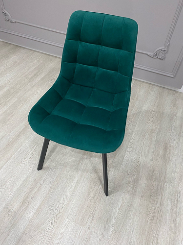 Стул на металлокаркасе Челси велюр коричневый / черный каркас фото покупателя 188