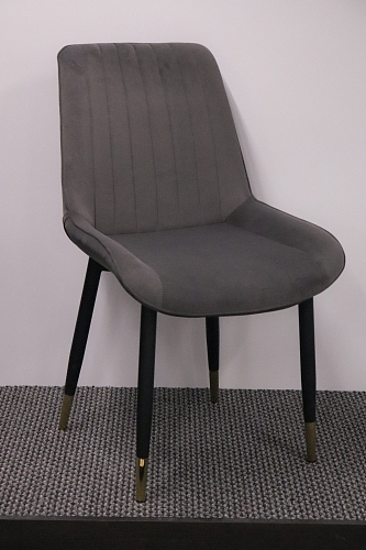 Стул на металлокаркасе Seda 1 blue / black / gold из шоурума 13