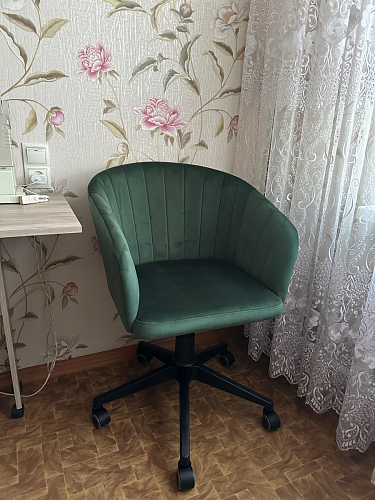 Компьютерное кресло Тибо / Кресло AV 307/237 черный каркас серый микровелюр (confetti silver) фото покупателя 134