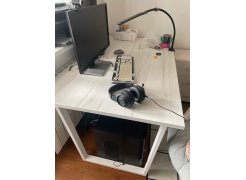 Стол Лота Лофт 140 25 мм юта / белый матовый фото покупателя 924