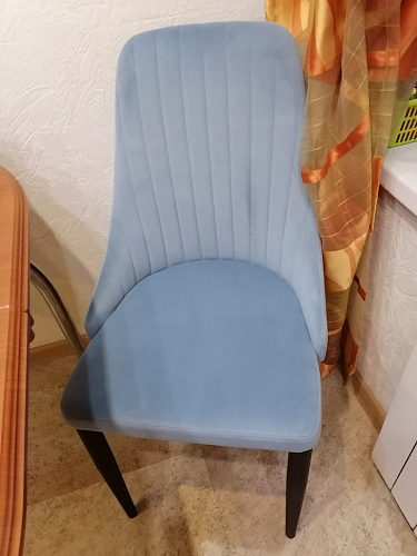 Стул на металлокаркасе Kora beige / black фото покупателя 141