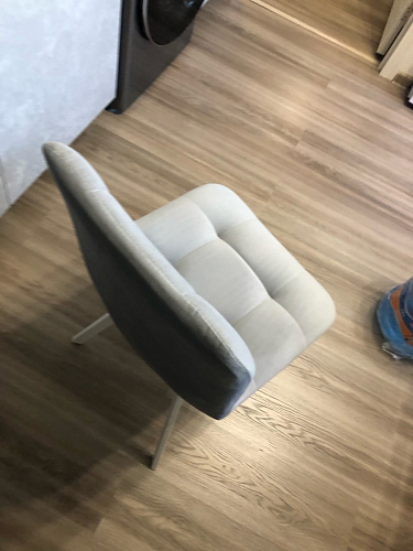 Стул на металлокаркасе Чилли черный / зеленый фото покупателя 2