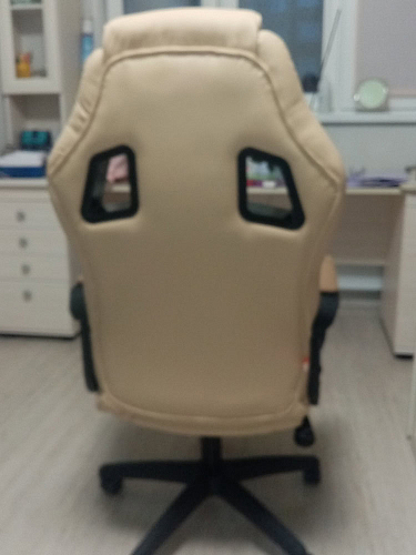 Компьютерное кресло Driver/Драйвер кожзам черный / ткань черный фото покупателя 52