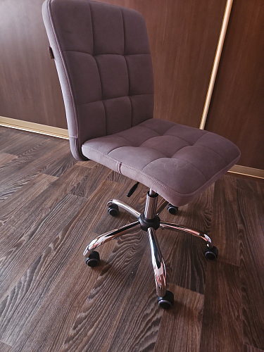 Компьютерное кресло Fiesta флок молочный 4 фото покупателя 24