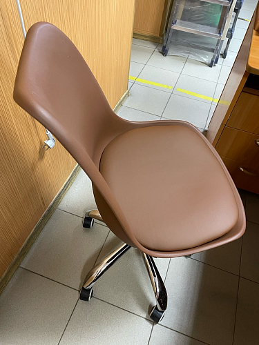 Компьютерное кресло Kolin с подушкой clear / white фото покупателя 214