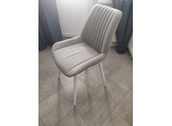 Стул на металлокаркасе Седа К крутящийся светло-серый  / белый фото покупателя 67