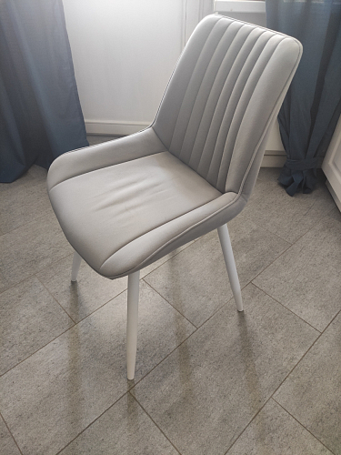 Комплект стульев Вейв 4 шт светло-серый / черный фото покупателя 67