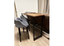 Барная стойка Дилан Лофт 120х40х90 бетон светлый фото покупателя 139