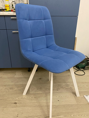 Стул на металлокаркасе Чилли черный / зеленый фото покупателя 1460