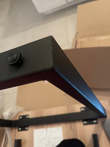 Деревянный стол Лота Лофт 120x75 дуб крафт табачный / черный матовый фото покупателя 245