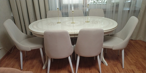 Стул на металлокаркасе Kora black / gray фото покупателя 334