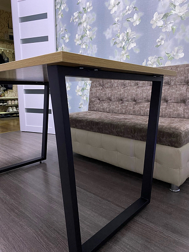 Стол Лота Лофт 120 25 мм сабия / белый матовый фото покупателя 461