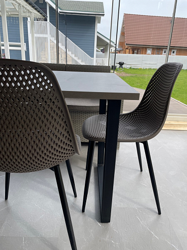 Деревянный стол Лота Лофт 120х75 белый матовый / дуб крафт золотой фото покупателя 204