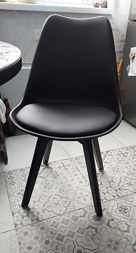 Деревянный стул Bonuss dark gray / black фото покупателя 32