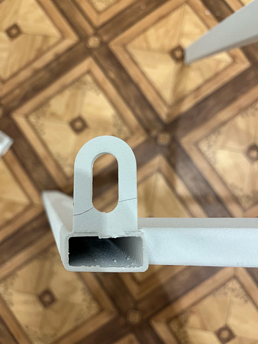 Стул на металлокаркасе Чилли К светло-серый велюр / черный каркас фото покупателя 785