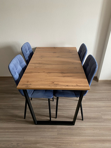 Стол Лота Лофт 120 25 мм сабия / белый матовый фото покупателя 866