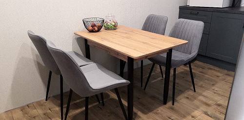 Комплект стульев Седа К 4 шт латте / черный фото покупателя 119