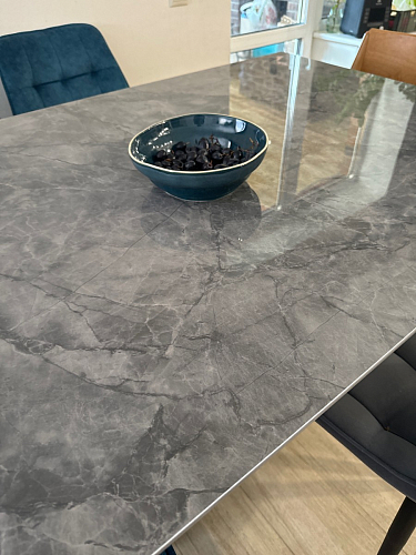 Керамический стол Хасселвуд 160(220)х90х77 baolai / черный фото покупателя 5