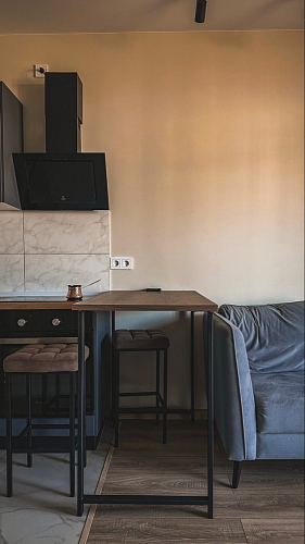 Барная стойка Дилан Лофт 120х60х90 бетон фото покупателя 192