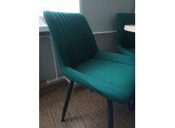 Стул на металлокаркасе Вейв П темно-серый / черный фото покупателя 140