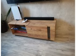 ТВ-тумба Арчи 10.85 дуб золотой craft / камень темный U3705 фото покупателя 2