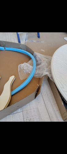 Деревянный стол Павия крем / золотая патина фото покупателя 8