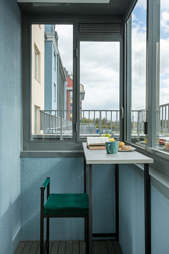 Барная стойка Дилан Лофт 120х40х90 бетон светлый фото покупателя 132