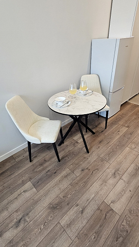 Стул на металлокаркасе Kora dark gray / black фото покупателя 362