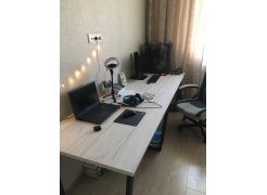 Стол Лота Лофт 120 25 мм сабия / черный матовый фото покупателя 228