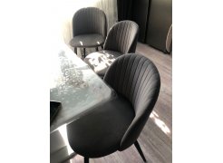 Стул на металлокаркасе Gabi blue / black фото покупателя 619