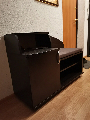 Обувница Аврора дуб млечный / венге фото покупателя 97