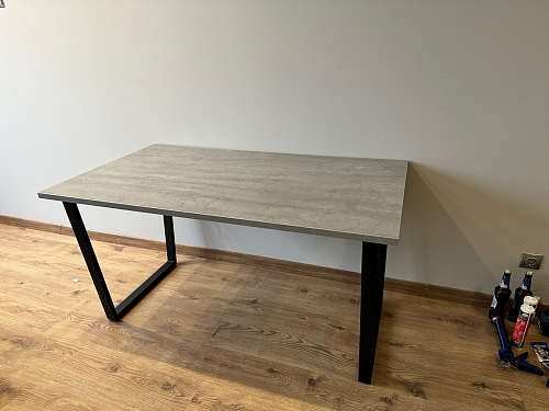 Стол раскладной Лота Лофт 120 25 мм юта / черный матовый фото покупателя 212