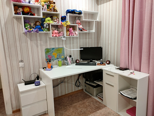 Письменный стол Лайт 03.245F белый гладкий 101 фото покупателя 11