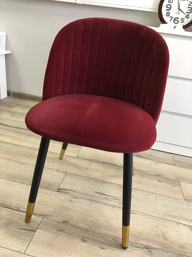 Стул на металлокаркасе Gabi 1 темно-серый / черный фото покупателя 127