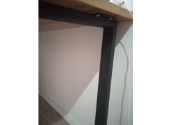 Стол Лота Лофт 140 25 мм черный матовый / бетон фото покупателя 675