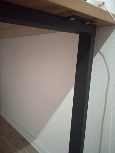 Стол Лота Лофт 120 25 мм дуб делано темный / черный матовый фото покупателя 677