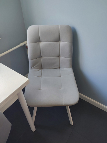 Стул на металлокаркасе Чилли К кирпичный / черный фото покупателя 340