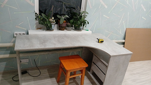 Стол письменный СПм-25 правый венге фото покупателя 48