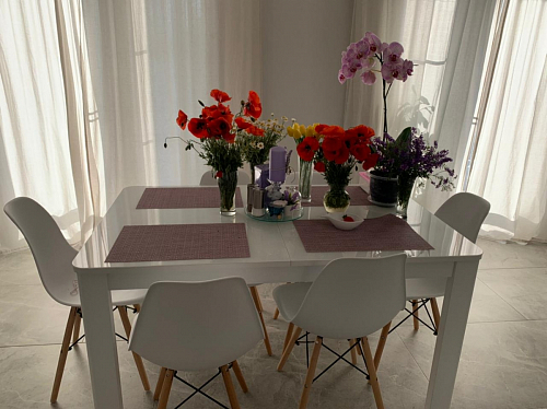 Стул Cindy Eames mod. 001 khaki / natural фото покупателя 28