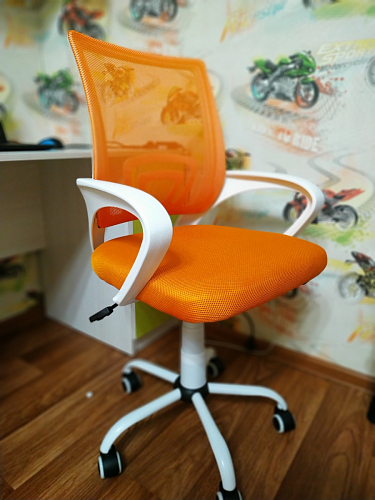 Компьютерное кресло Ergoplus light gray / white фото покупателя 2